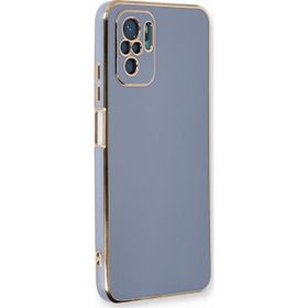 Microsonic Xiaomi Poco M5S Olive Plated Lavanta Grisi Kılıf