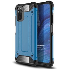 Microsonic Xiaomi Poco M5s Rugged Armor Mavi Kılıf