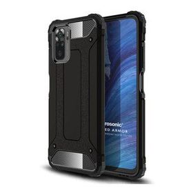 Microsonic Xiaomi Poco M5S Rugged Armor Siyah Kılıf