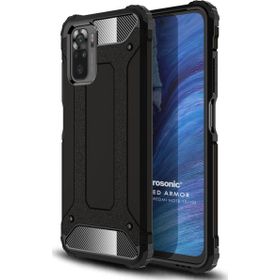 Microsonic Xiaomi Poco M5S Rugged Armor Siyah Kılıf