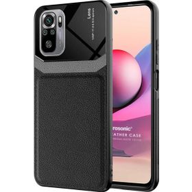 Microsonic Xiaomi Poco M5S Uniq Leather Siyah Kılıf