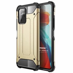 Microsonic Xiaomi Poco X3 GT Rugged Armor Gold Cep Telefonu Kılıfı