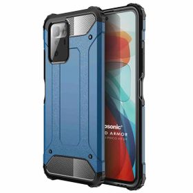 Microsonic Xiaomi Poco X3 GT Rugged Armor Mavi Cep Telefonu Kılıfı