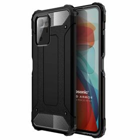 Microsonic Xiaomi Poco X3 GT Rugged Armor Siyah Cep Telefonu Kılıfı