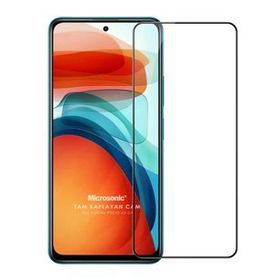 Microsonic Xiaomi Poco X3 GT Tam Kaplayan Temperli Siyah Cam Ekran Koruyucu