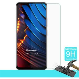 Microsonic Xiaomi Poco X3 GT Tempered Glass Cam Ekran Koruyucu