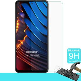 Microsonic Xiaomi Poco X3 GT Tempered Glass Cam Ekran Koruyucu