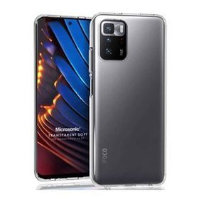 Microsonic Xiaomi Poco X3 GT Transparent Soft Beyaz Cep Telefonu Kılıfı