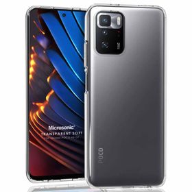 Microsonic Xiaomi Poco X3 GT Transparent Soft Beyaz Cep Telefonu Kılıfı
