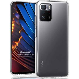 Microsonic Xiaomi Poco X3 GT Transparent Soft Beyaz Cep Telefonu Kılıfı