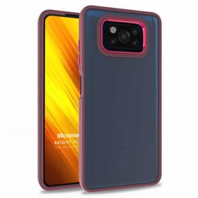 Microsonic Xiaomi Poco X3 NFC Bright Planet Kırmızı Cep Telefonu Kılıfı