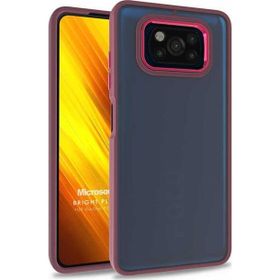 Microsonic Xiaomi Poco X3 NFC Bright Planet Kırmızı Cep Telefonu Kılıfı
