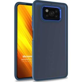Microsonic Xiaomi Poco X3 NFC Bright Planet Lacivert Cep Telefonu Kılıfı