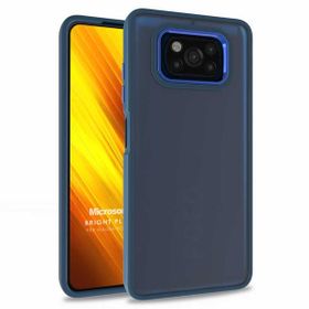 Microsonic Xiaomi Poco X3 NFC Bright Planet Lacivert Cep Telefonu Kılıfı