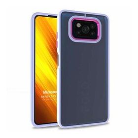 Microsonic Xiaomi Poco X3 NFC Bright Planet Lila Cep Telefonu Kılıfı