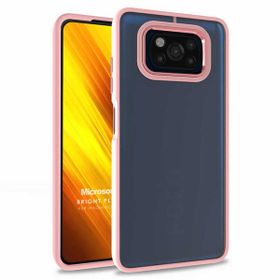 Microsonic Xiaomi Poco X3 NFC Bright Planet Rose Gold Cep Telefonu Kılıfı