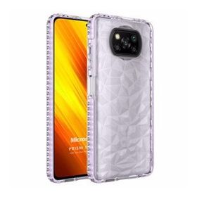 Microsonic Xiaomi Poco X3 NFC Prism Hybrid Mor Cep Telefonu Kılıfı