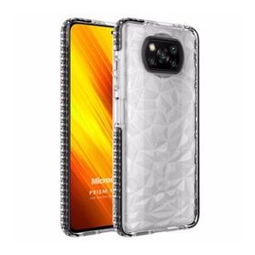 Microsonic Xiaomi Poco X3 NFC Prism Hybrid Siyah Kılıf
