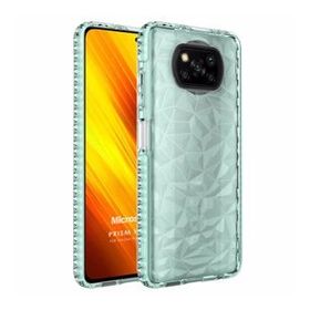 Microsonic Xiaomi Poco X3 NFC Prism Hybrid Yeşil Cep Telefonu Kılıfı