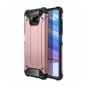 Microsonic Xiaomi Poco X3 NFC Rugged Armor Rose Gold Cep Telefonu Kılıfı