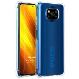 Microsonic Xiaomi Poco X3 Nfx Şeffaf Shock Absorbing Telefon Kılıfı