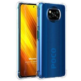 Microsonic Xiaomi Poco X3 Nfx Şeffaf Shock Absorbing Telefon Kılıfı