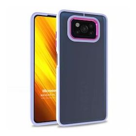 Microsonic Xiaomi Poco X3 Pro Bright Planet Lila Cep Telefonu Kılıfı