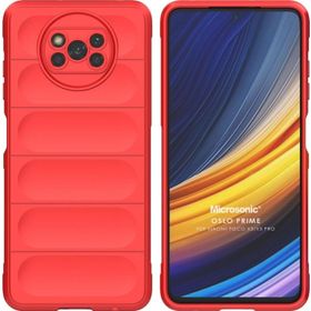 Microsonic Xiaomi Poco X3 Pro Oslo Prime Kırmızı Kılıf