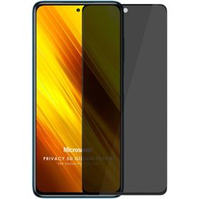 Microsonic Xiaomi Poco X3 Pro Privacy 5D Gizlilik Filtreli Siyah Cam Ekran Koruyucu