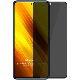 Microsonic Xiaomi Poco X3 Pro Privacy 5D Gizlilik Filtreli Siyah Cam Ekran Koruyucu