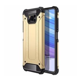 Microsonic Xiaomi Poco X3 Pro Rugged Armor Gold Cep Telefonu Kılıfı