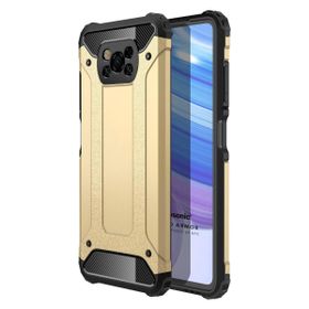 Microsonic Xiaomi Poco X3 Pro Rugged Armor Gold Cep Telefonu Kılıfı