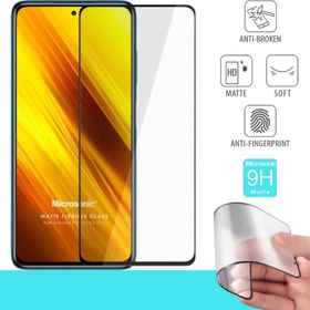Microsonic Xiaomi Poco X3 Pro Seramik Matte Flexible Siyah Ekran Koruyucu