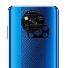 Microsonic Xiaomi Poco X3 Pro Uyumlu Kamera Lens Camı V2 Siyah Koruma