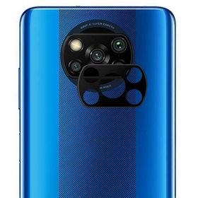 Microsonic Xiaomi Poco X3 Pro Uyumlu Kamera Lens Camı V2 Siyah Koruma