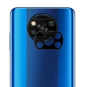 Microsonic Xiaomi Poco X3 Pro Uyumlu Kamera Lens Camı V2 Siyah Koruma