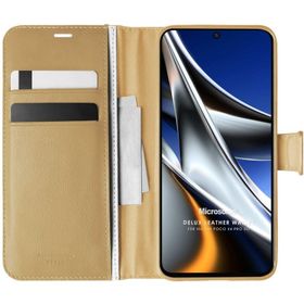 Microsonic Xiaomi Poco X4 Pro 5G Delux Leather Wallet Cep Telefonu Kılıfı