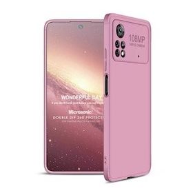 Microsonic Xiaomi Poco X4 Pro 5G Double Dip 360 Protective Rose Gold Cep Telefonu Kılıfı
