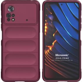 Microsonic Xiaomi Poco X4 Pro 5G Oslo Prime Bordo Cep Telefonu Kılıfı