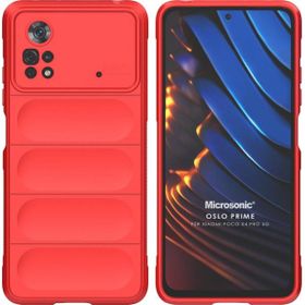 Microsonic Xiaomi Poco X4 Pro 5G Oslo Prime Kırmızı Cep Telefonu Kılıfı