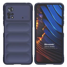 Microsonic Xiaomi Poco X4 Pro 5G Oslo Prime Lacivert Cep Telefonu Kılıfı