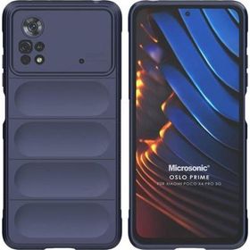 Microsonic Xiaomi Poco X4 Pro 5G Oslo Prime Lacivert Cep Telefonu Kılıfı
