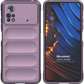 Microsonic Xiaomi Poco X4 Pro 5G Oslo Prime Lila Cep Telefonu Kılıfı