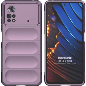 Microsonic Xiaomi Poco X4 Pro 5G Oslo Prime Lila Cep Telefonu Kılıfı