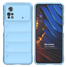 Microsonic Xiaomi Poco X4 Pro 5G Oslo Prime Mavi Cep Telefonu Kılıfı