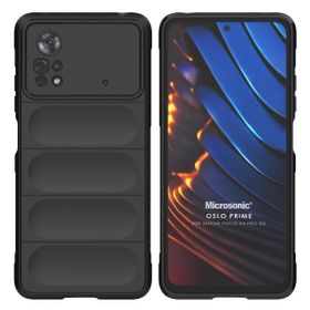 Microsonic Xiaomi Poco X4 Pro 5G Oslo Prime Siyah Cep Telefonu Kılıfı