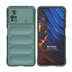 Microsonic Xiaomi Poco X4 Pro 5G Oslo Prime Yeşil Cep Telefonu Kılıfı