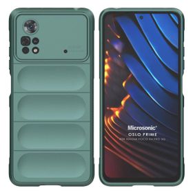 Microsonic Xiaomi Poco X4 Pro 5G Oslo Prime Yeşil Cep Telefonu Kılıfı