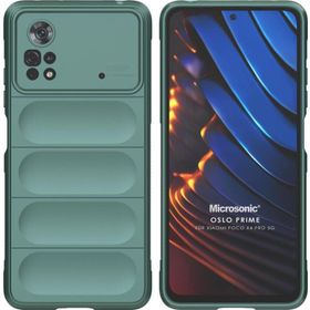 Microsonic Xiaomi Poco X4 Pro 5G Oslo Prime Yeşil Cep Telefonu Kılıfı