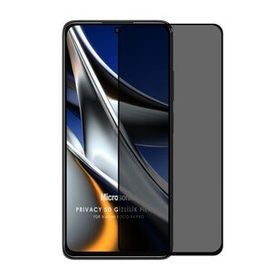Microsonic Xiaomi Poco X4 Pro 5G Privacy 5D Gizlilik Filtreli Siyah Cam Ekran Koruyucu